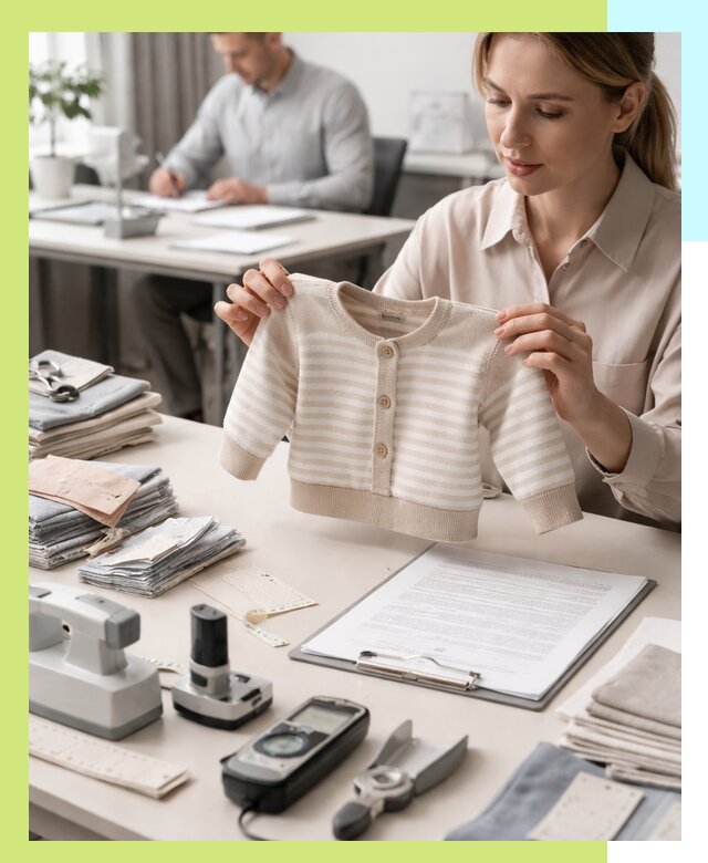 Сертификация детской одежды и текстильных изделий в Беслане