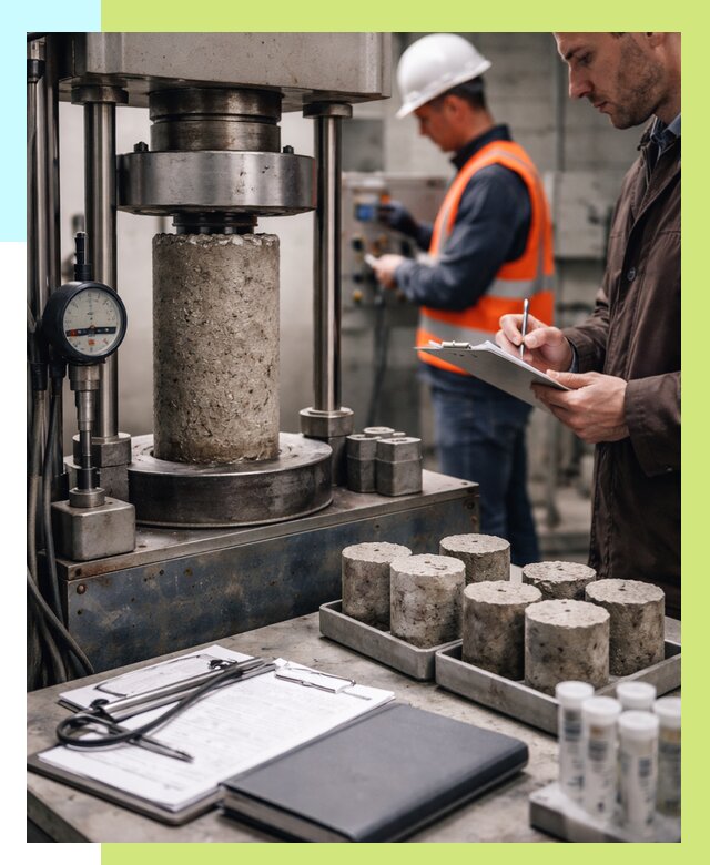 Сертификация бетона в Беслане от 30378 р. сертификат | Алешин-Бсл