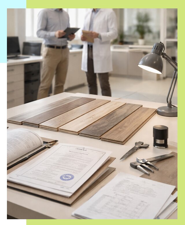 Сертификация ламината в Беслане от 18227 р. под ключ | Алешин-Бсл