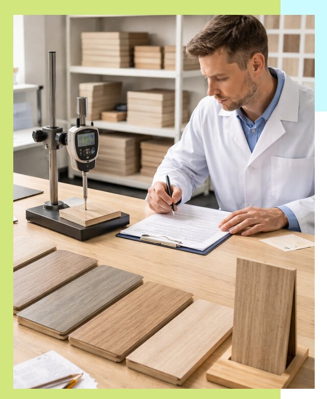 Сертификация ламината с испытаниями и оформлением документов в Беслане