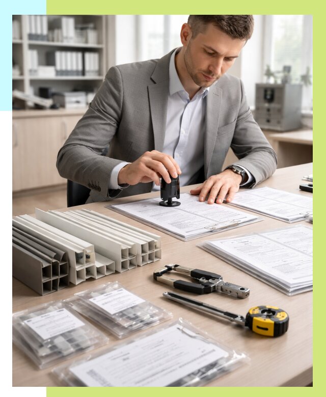 Сертификация ПВХ продукции в Беслане от 8607 р., Алешин-Бсл