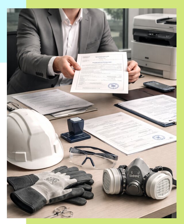 Сертификация СИЗ в Беслане от 15189 р. | Алешин-Бсл оформить