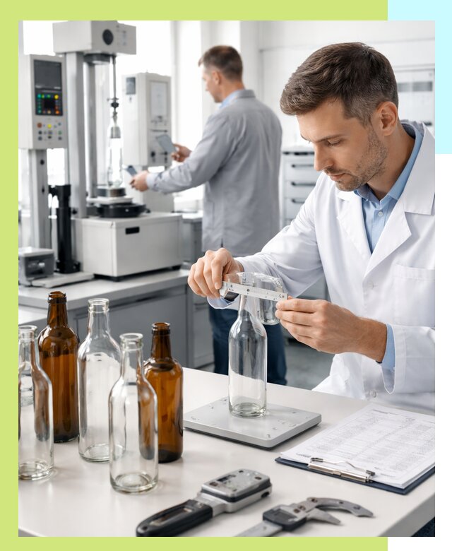 Сертификация стеклянных бутылок и сопутствующей упаковки в Беслане