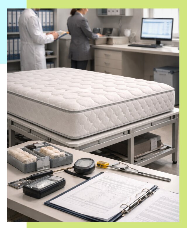 Сертификация матрасов в Беслане от 8607 р. | Алешин-Бсл