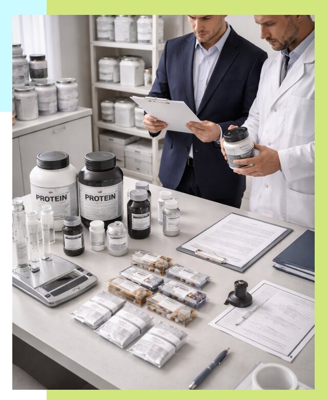 Сертификация спортивного питания в Беслане от 15189 р., Алешин-Бсл