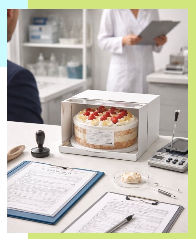 Сертификация тортов в Беслане от 9113 р. заказать | Алешин-Бсл