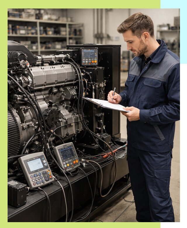 Сертификация дизельных генераторов и их оборудования в Беслане