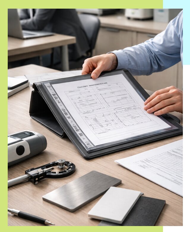 Оформление паспорта материала для продукции в Беслане