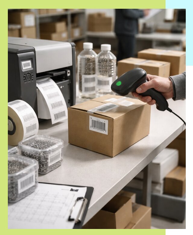 Штрихкодирование продукции и маркировка для продажи в Беслане
