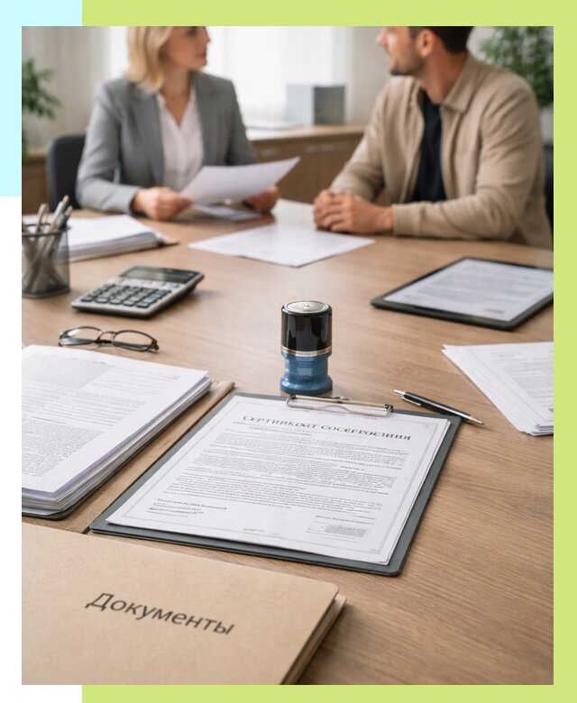 Сертификат соответствия на продукцию в Беслане от 15189 р.|Алешин-Бсл