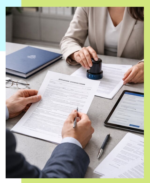 Декларация ГОСТ Р в Беслане от 8607 р оформить в Алешин-Бсл