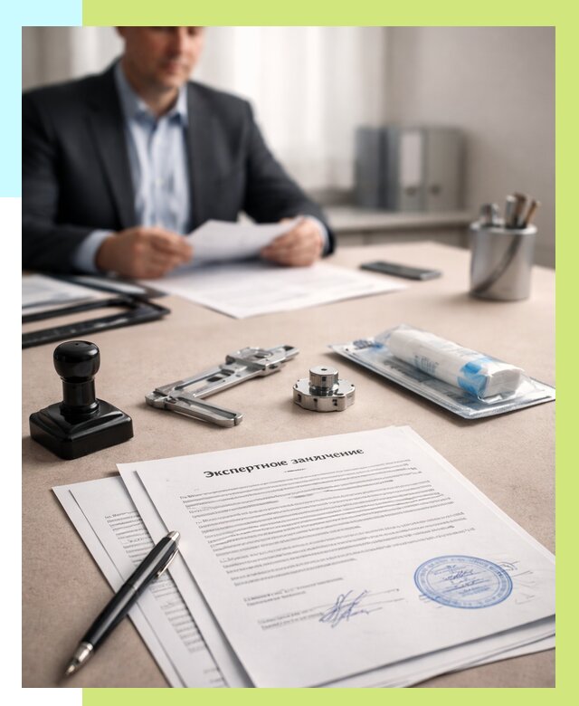 Экспертное заключение на продукцию в Беслане от 8607 р. | Алешин-Бсл