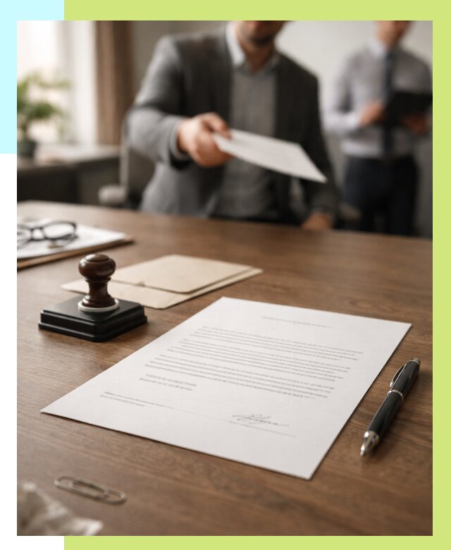 Отказное письмо по сертификации в Беслане от 3544 р. | Алешин-Бсл