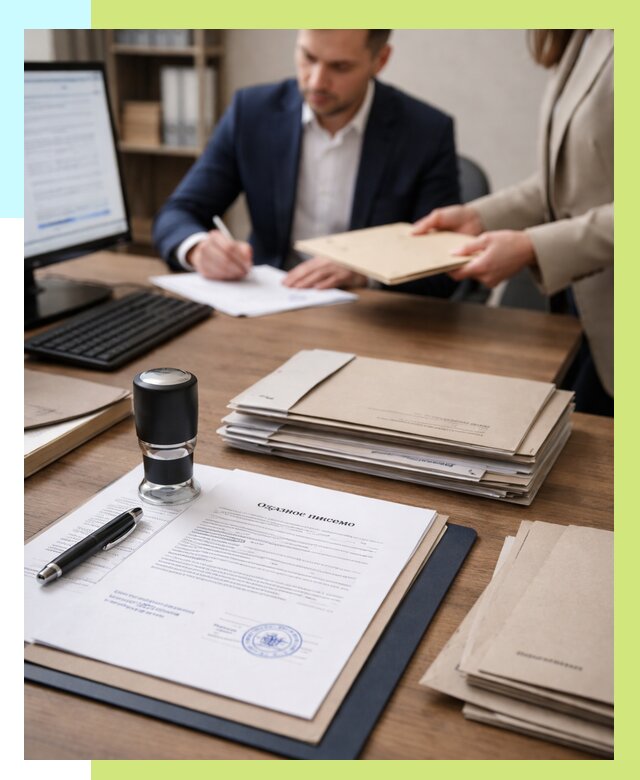 Отказное письмо для таможни в Беслане от 3038 р, Алешин-Бсл