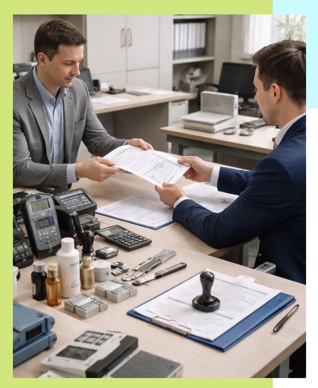 Оформление и получение заключения РЧЦ для оборудования в Беслане