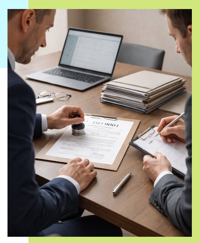 Сертификат ISO 9001 в Беслане купить от 81008 р. | Алешин-Бсл