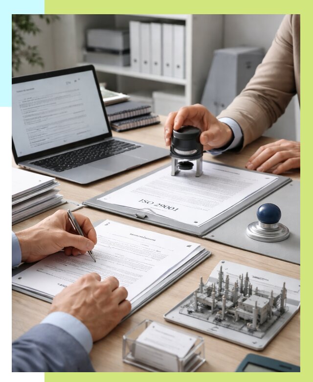 Сертификат ISO 29001 в Беслане под ключ от 75945 р. | Алешин-Бсл