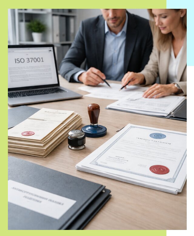 Получение сертификата ISO 37001 по системе борьбы с коррупцией в Беслане
